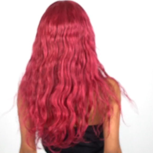 NEW Burgundy Dream Front Lace Wig 20” main image 6